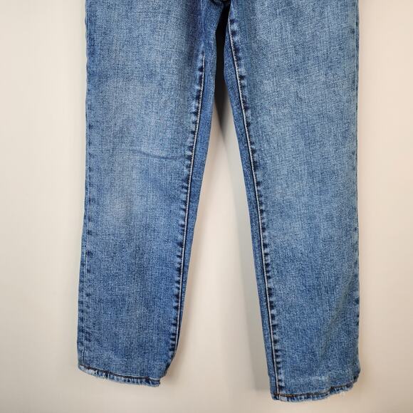 Good American Good Legs Straight Jeans Women's 2/26 High Rise Indigo Denim - Picture 4 of 8